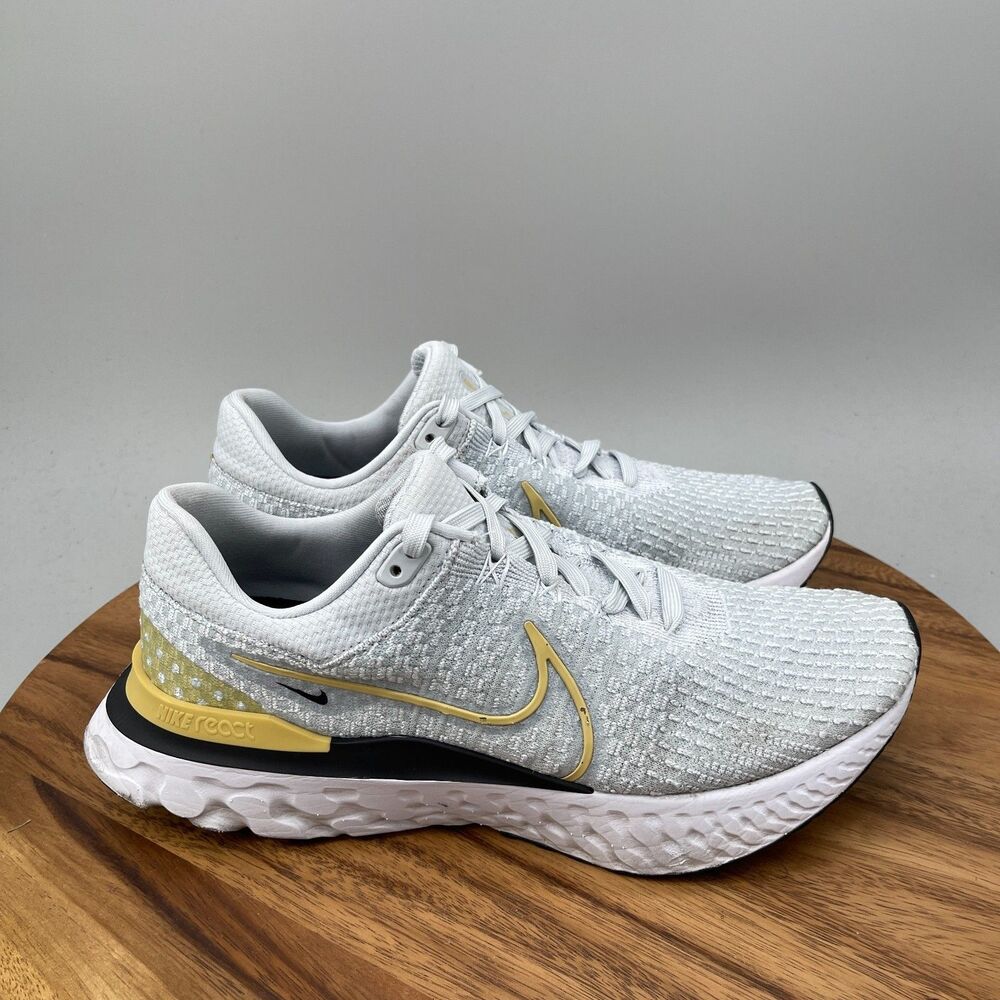 Nike React Infinity Flyknit 3 Shoes Mens Size 11.5 Blue Running Comfort Walking